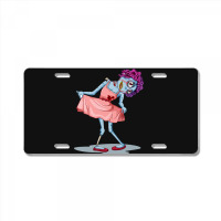 Female Zombie  Zombies Love Brains License Plate | Artistshot