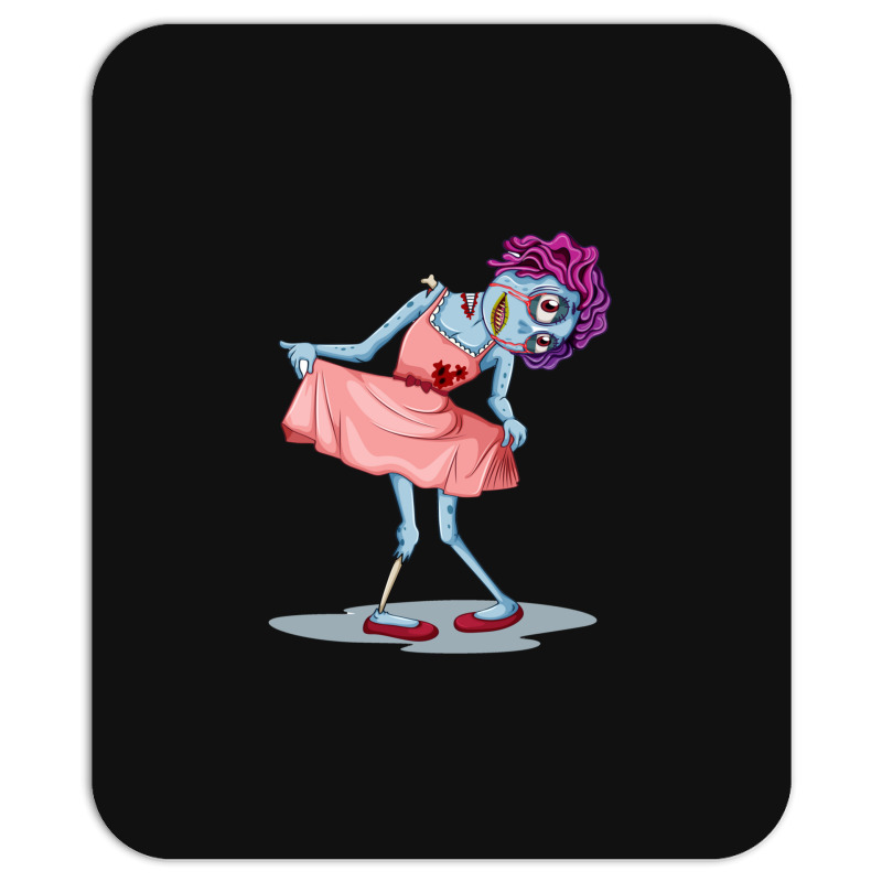 Female Zombie  Zombies Love Brains Mousepad | Artistshot