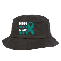 Her Fight Is My Fight Food Allergies Awareness Feather Bucket Hat | Artistshot