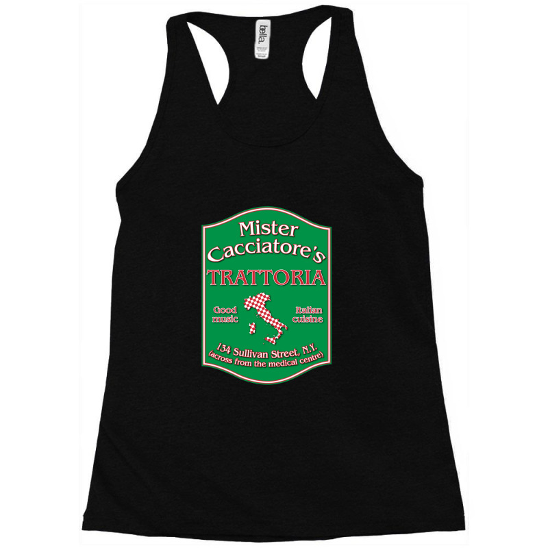 Mister Cacciatore's Racerback Tank by TerryFoutch | Artistshot