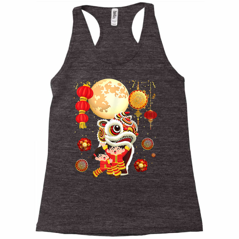 Vietnamese Tet Chinese Full Moon Festival Mid Autumn Dragon T Shirt Racerback Tank by vaesifoxidy | Artistshot