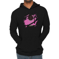 Ripped Ukulele Pink Color Lightweight Hoodie | Artistshot