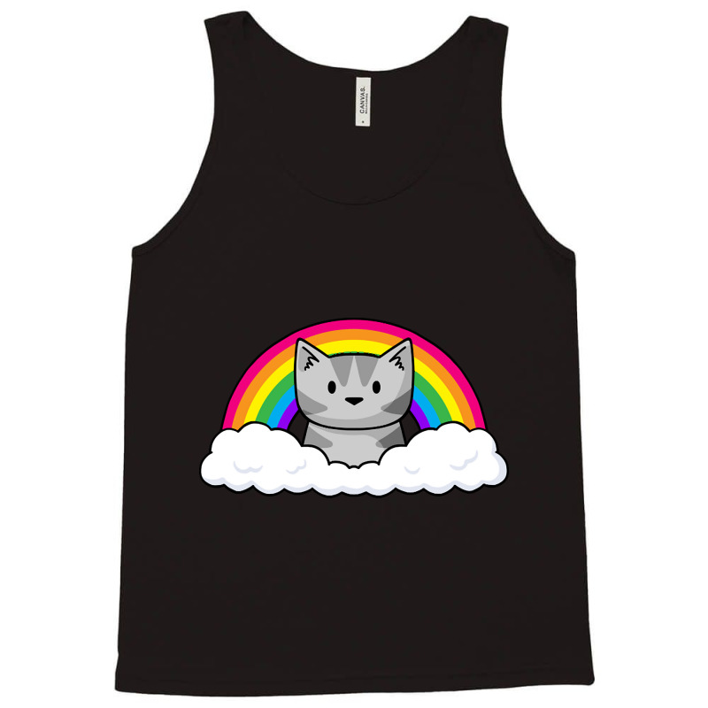 Rainbow Kitty Tank Top | Artistshot