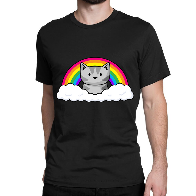 Rainbow Kitty Classic T-shirt | Artistshot