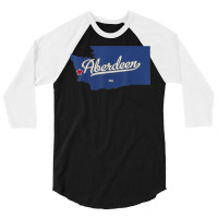 Aberdeen Washington Wa Map 3/4 Sleeve Shirt | Artistshot