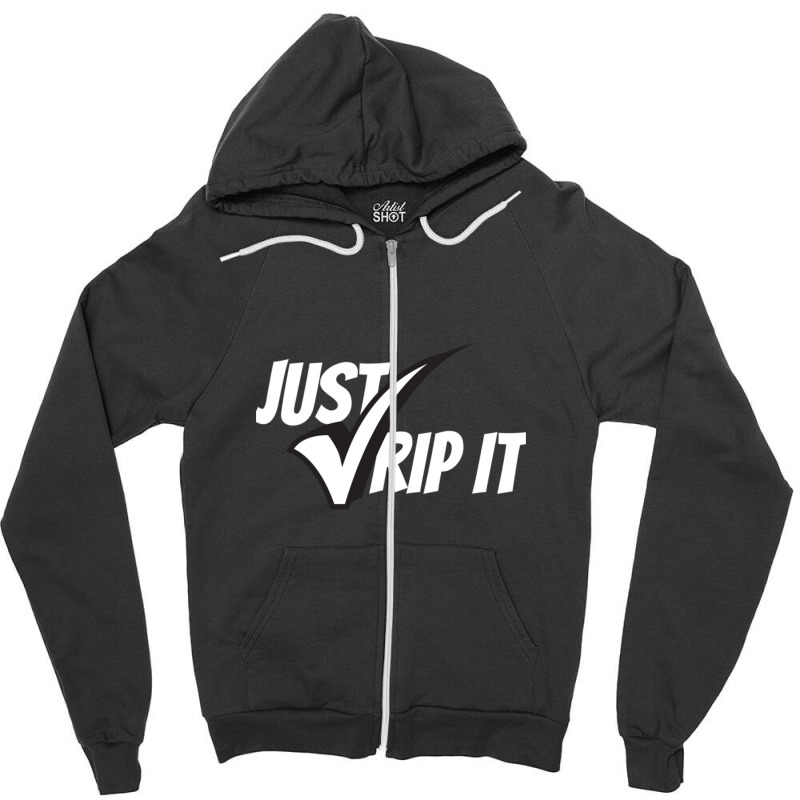 Just Rip It! Essential Zipper Hoodie | Artistshot