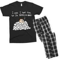 Toon Revue - Buried In Work Men's T-shirt Pajama Set | Artistshot