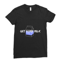 Yakuza   Get Some Milk Ladies Fitted T-shirt | Artistshot