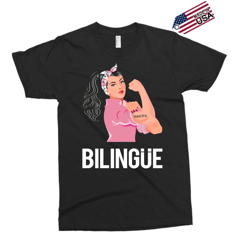 Maestra Bilingue Bilingual Spanish Teacher Long Sleeve T Shirt Exclusive T-shirt by cm-arts | Artistshot