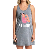 Maestra Bilingue Bilingual Spanish Teacher Long Sleeve T Shirt Tank Dress | Artistshot