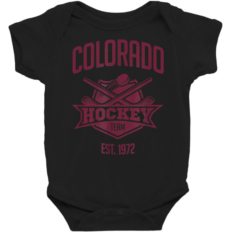 Distressed Retro Avalanche Party Tailgate Gameday Fan Gift T Shirt Baby Bodysuit by cm-arts | Artistshot