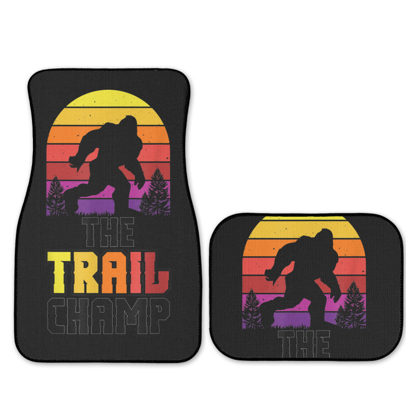 The Trail Champion Funny Women Running Athlete Sports Full Set Car Mats | Artistshot