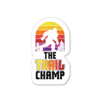 The Trail Champion Funny Women Running Athlete Sports Sticker | Artistshot