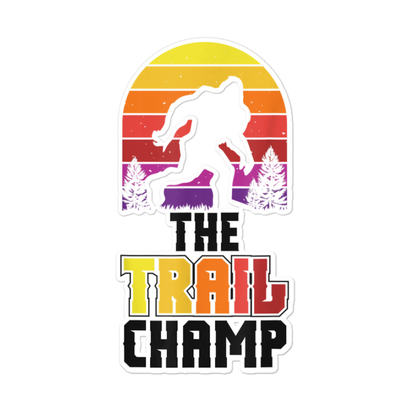 The Trail Champion Funny Women Running Athlete Sports Sticker | Artistshot