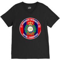 Royal Engineers   21 Engineer Regiment Re T Shirt V-neck Tee | Artistshot