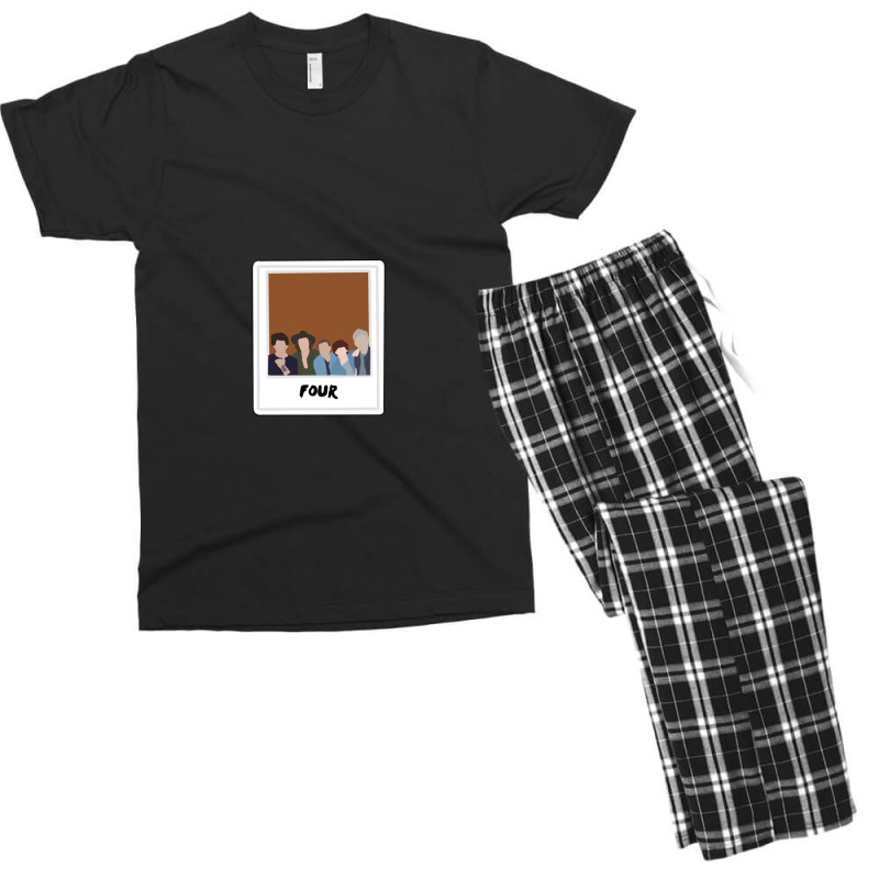 One Direction Four Album Art Men's T-shirt Pajama Set | Artistshot