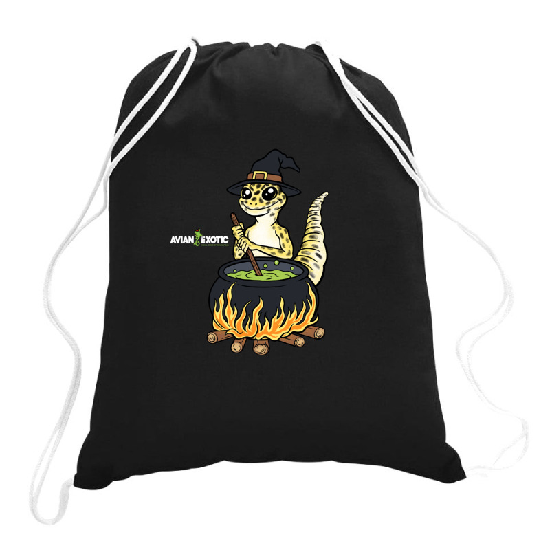 Witchy Leopard Gecko Drawstring Bags | Artistshot