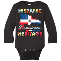 Hispanic Heritage Month Dominican Republic T Shirt Long Sleeve Baby Bodysuit | Artistshot