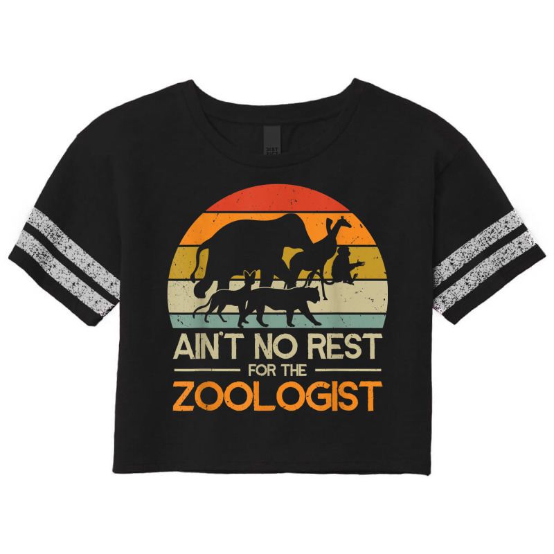 Zoologist Zookeeping Wildlife Zoology Zoo Employee Zookeeper Scorecard Crop Tee by Posh | Artistshot