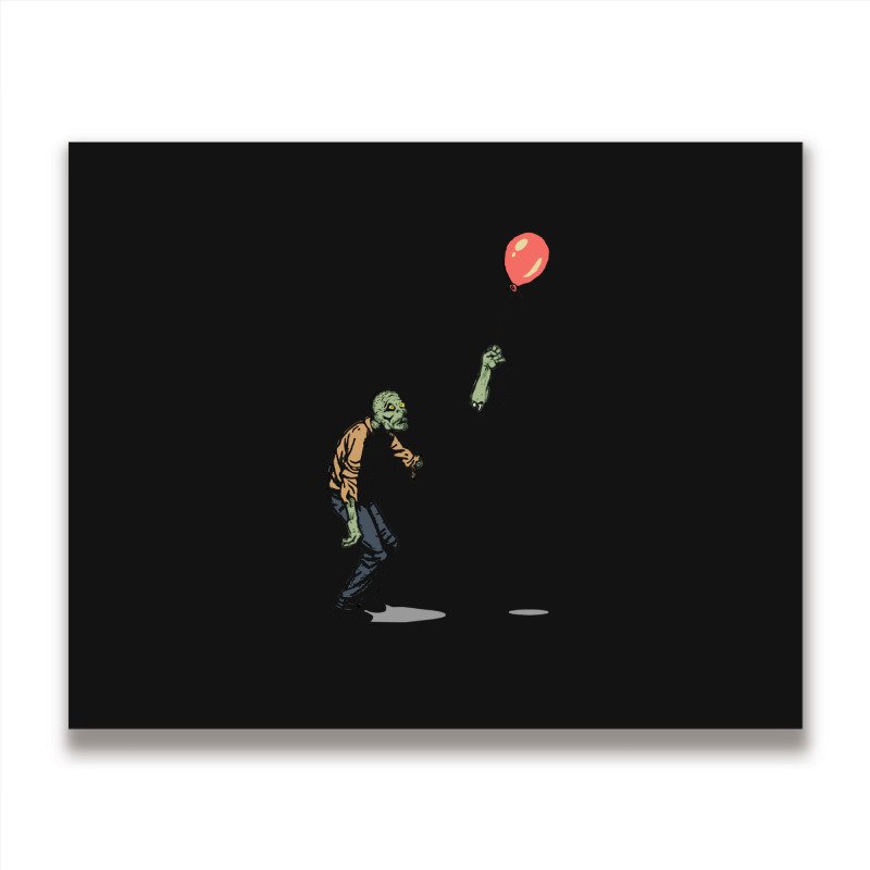 Zombie Metal Print Horizontal | Artistshot