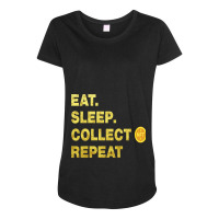 Eatsleepcollectnft,eatsleepnftrepeat,nftstudios,nftismyvalentinenonfun Maternity Scoop Neck T-shirt | Artistshot