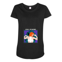 Leeloo And The Machines Maternity Scoop Neck T-shirt | Artistshot