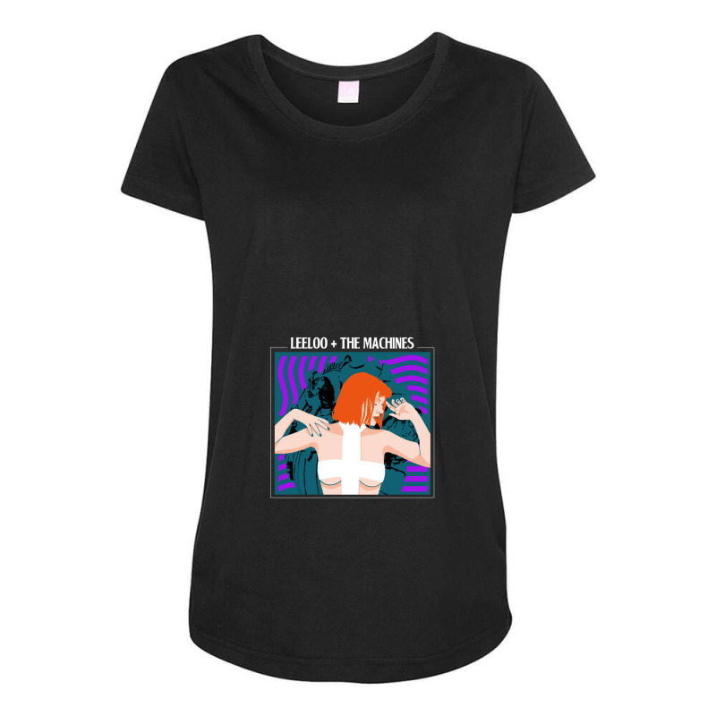 Leeloo And The Machines Maternity Scoop Neck T-shirt by cm-arts | Artistshot