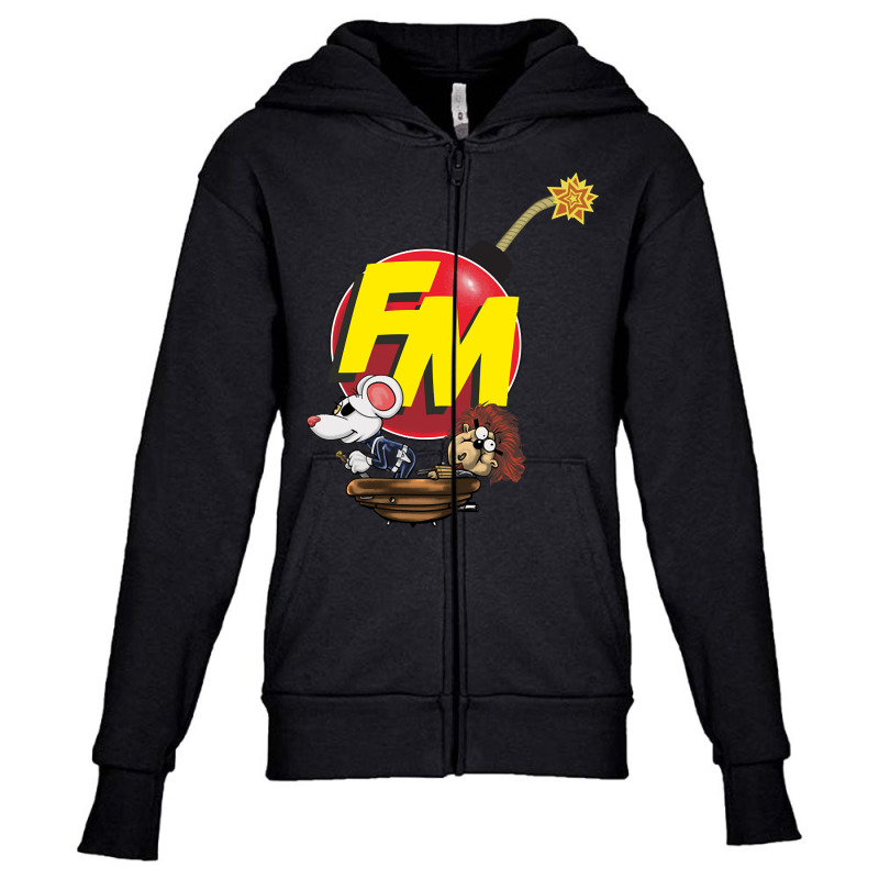 When Danger Is Afoot Look For Fury Youth Zipper Hoodie | Artistshot