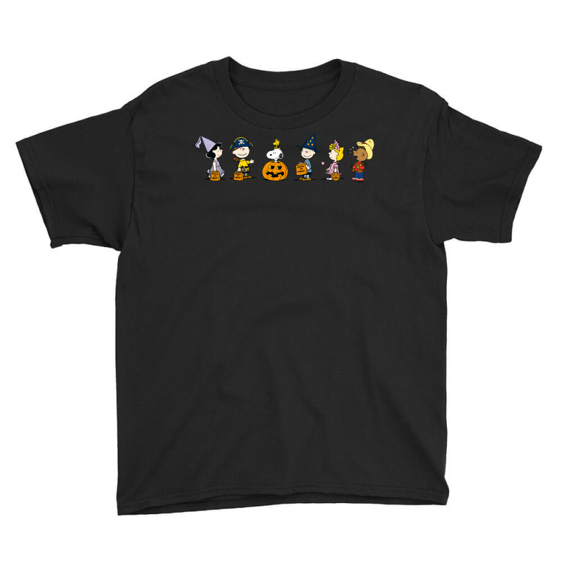 Peanuts Halloween Line Sweatshirt Youth Tee | Artistshot