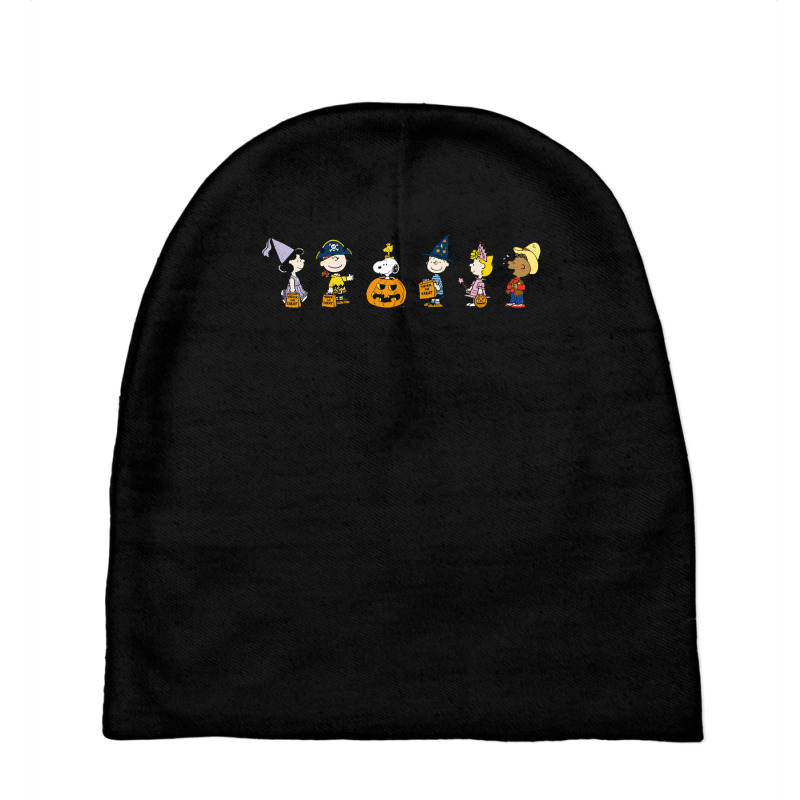 Peanuts Halloween Line Sweatshirt Baby Beanies | Artistshot