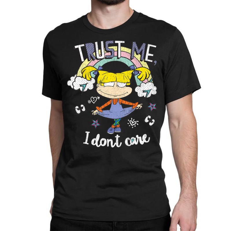 Rugrats Angelica Trust Me Don't Care Rainbow Classic T-shirt by cm-arts | Artistshot