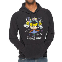 Rugrats Angelica Trust Me Don't Care Rainbow Vintage Hoodie | Artistshot