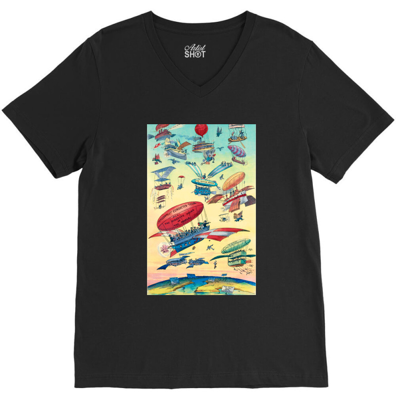 Openings-of-the-panama-canals- V-neck Tee | Artistshot