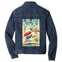 Openings-of-the-panama-canals- Men Denim Jacket | Artistshot