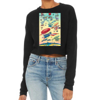 Openings-of-the-panama-canals- Cropped Sweater | Artistshot