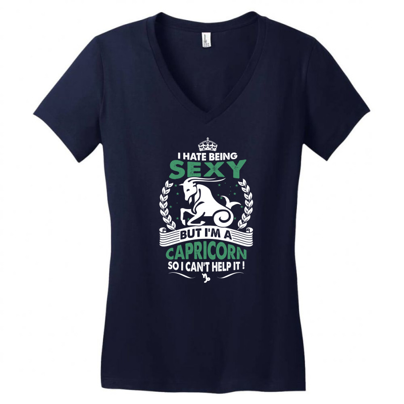 Sexy Capricorn Women's V-neck T-shirt | Artistshot