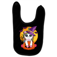 Cute Halloween Shirt Girls Kids Witchy Unicorn Halloween T Shirt Baby Bibs | Artistshot