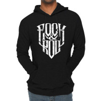 I Love Rock & Roll Music Tees Enjoy Rock & Roll Lightweight Hoodie | Artistshot