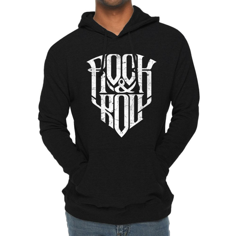 I Love Rock & Roll Music Tees Enjoy Rock & Roll Lightweight Hoodie by cm-arts | Artistshot