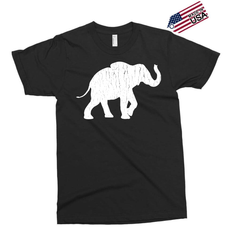 Distressed Elephant Silhouette Exclusive T-shirt by thutrinh | Artistshot