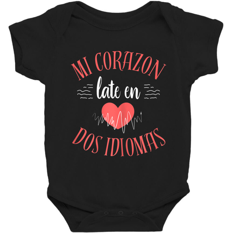 Womens Spanish Bilingual Teacher Heart Maestra Gratitude Baby Bodysuit by kentuckykonpha9 | Artistshot