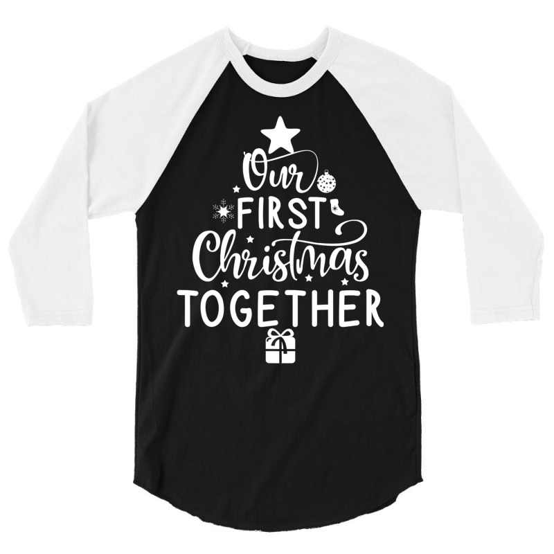 Christmas Couple Matching Our First Christmas Together 3/4 Sleeve Shirt | Artistshot