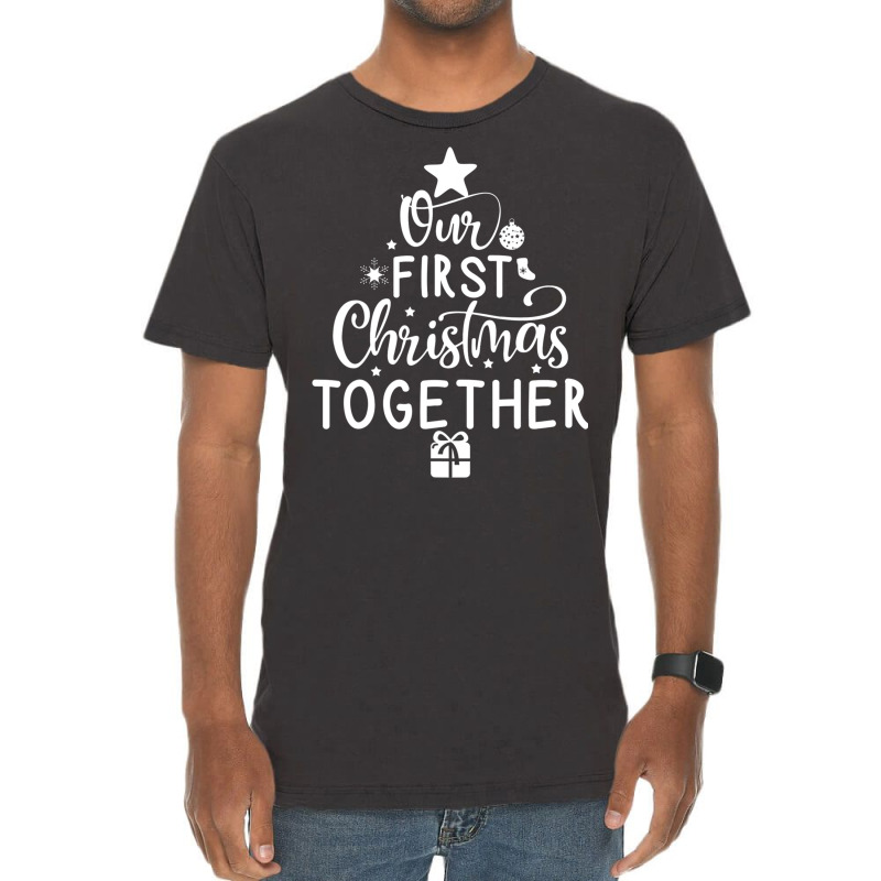 Christmas Couple Matching Our First Christmas Together Vintage T-shirt | Artistshot