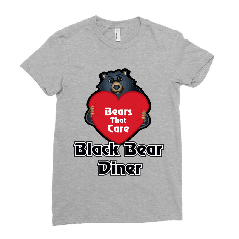 Resto, Black Bear Diner Ladies Fitted T-Shirt by Kahet | Artistshot