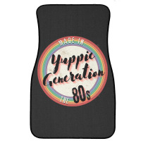 Yuppie Generation Made In The 80s - Vintage Style Front Car Mat | Artistshot