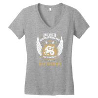 Never Underestimate The Power Of Capricorn Women's V-neck T-shirt | Artistshot