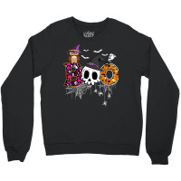 Boo Skull Own Witch's Hat And Ghost Funny Halloween Costume Crewneck Sweatshirt | Artistshot