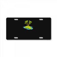 Mini Calm Island 1 License Plate | Artistshot