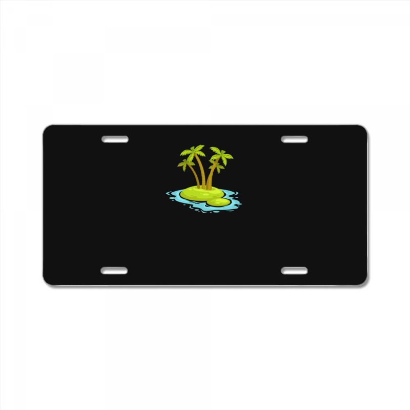 Mini Calm Island 1 License Plate by cm-arts | Artistshot