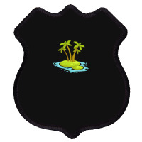 Mini Calm Island 1 Shield Patch | Artistshot